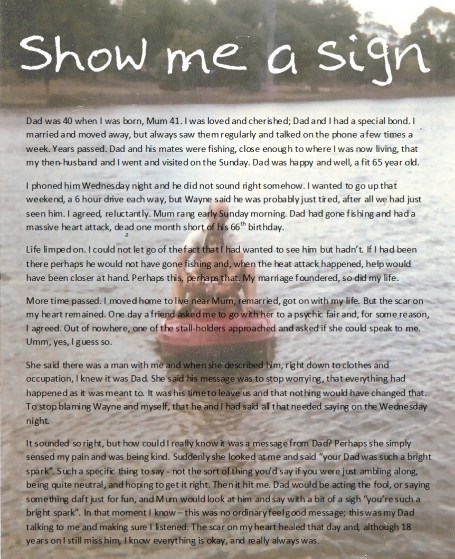 dad show me a sign copy